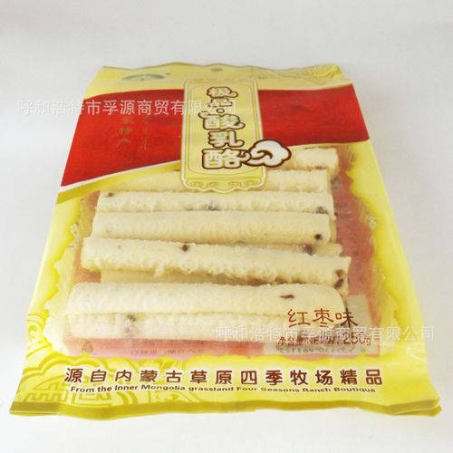 干酪乳制品-內蒙特產奶棒 紅棗味 250g 奶酪 袋裝 工廠穩定直供貨源