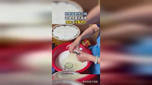 奶制品制作過程,這操作真不容易,網(wǎng)友 沒看明白